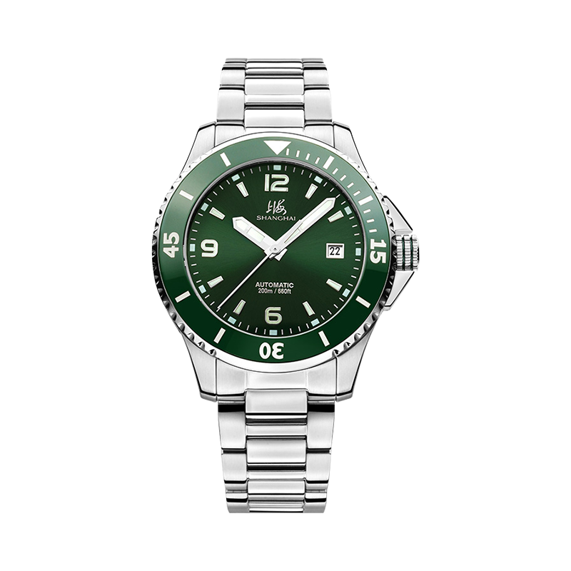 Shanghai Watch Memoir Diving Watch Green Dial 41mm