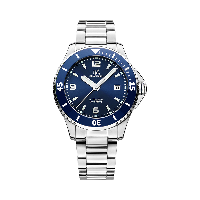 Shanghai Watch Memoir Diving Watch Blue Dial 41mm