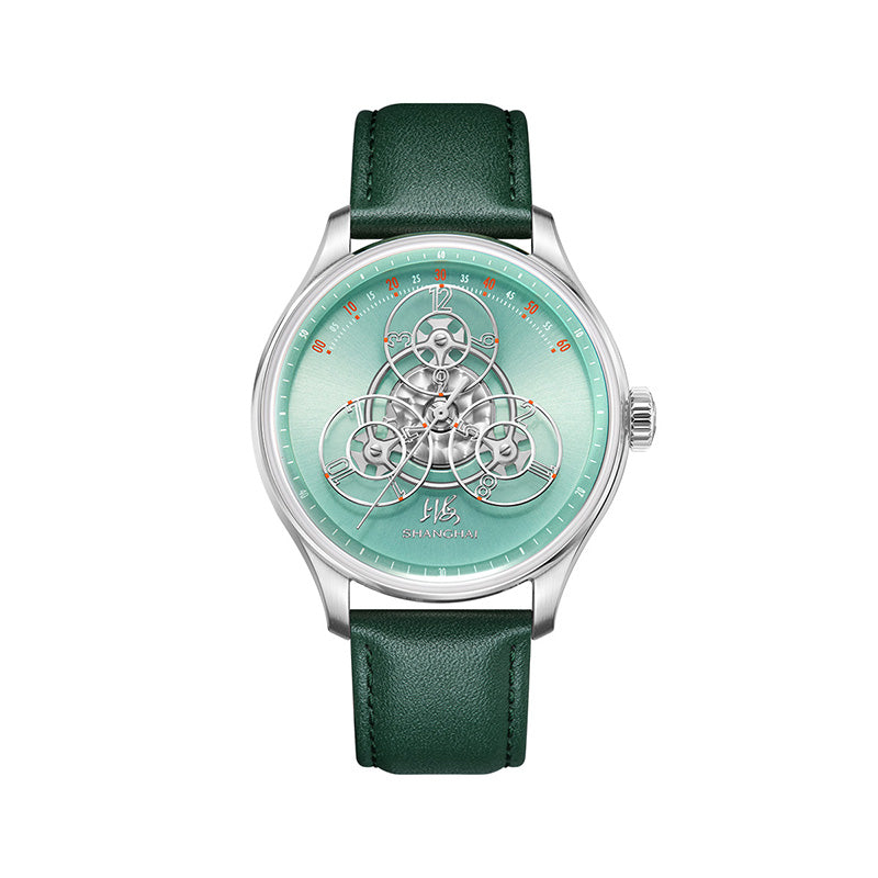 Shanghai Watch Magic Formular Jumping Hour Mint Green