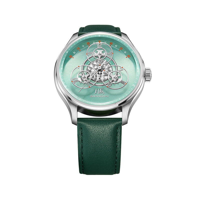Shanghai Watch Magic Formular Jumping Hour Mint Green
