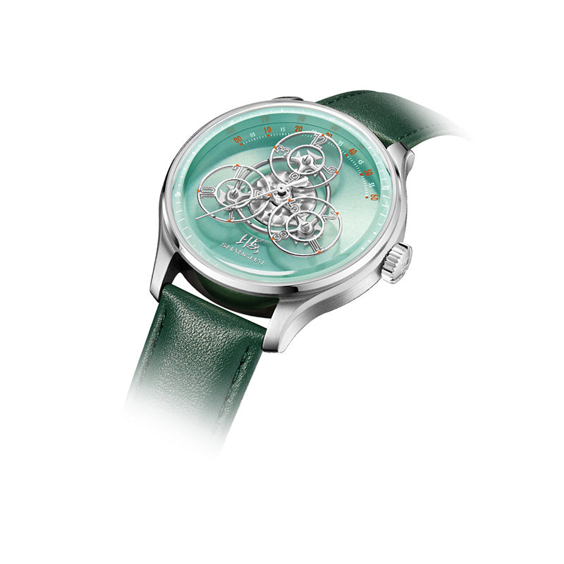 Shanghai Watch Magic Formular Jumping Hour Mint Green