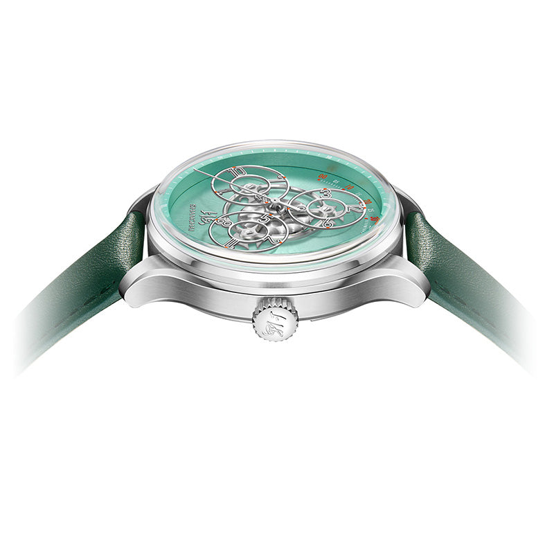 Shanghai Watch Magic Formular Jumping Hour Mint Green