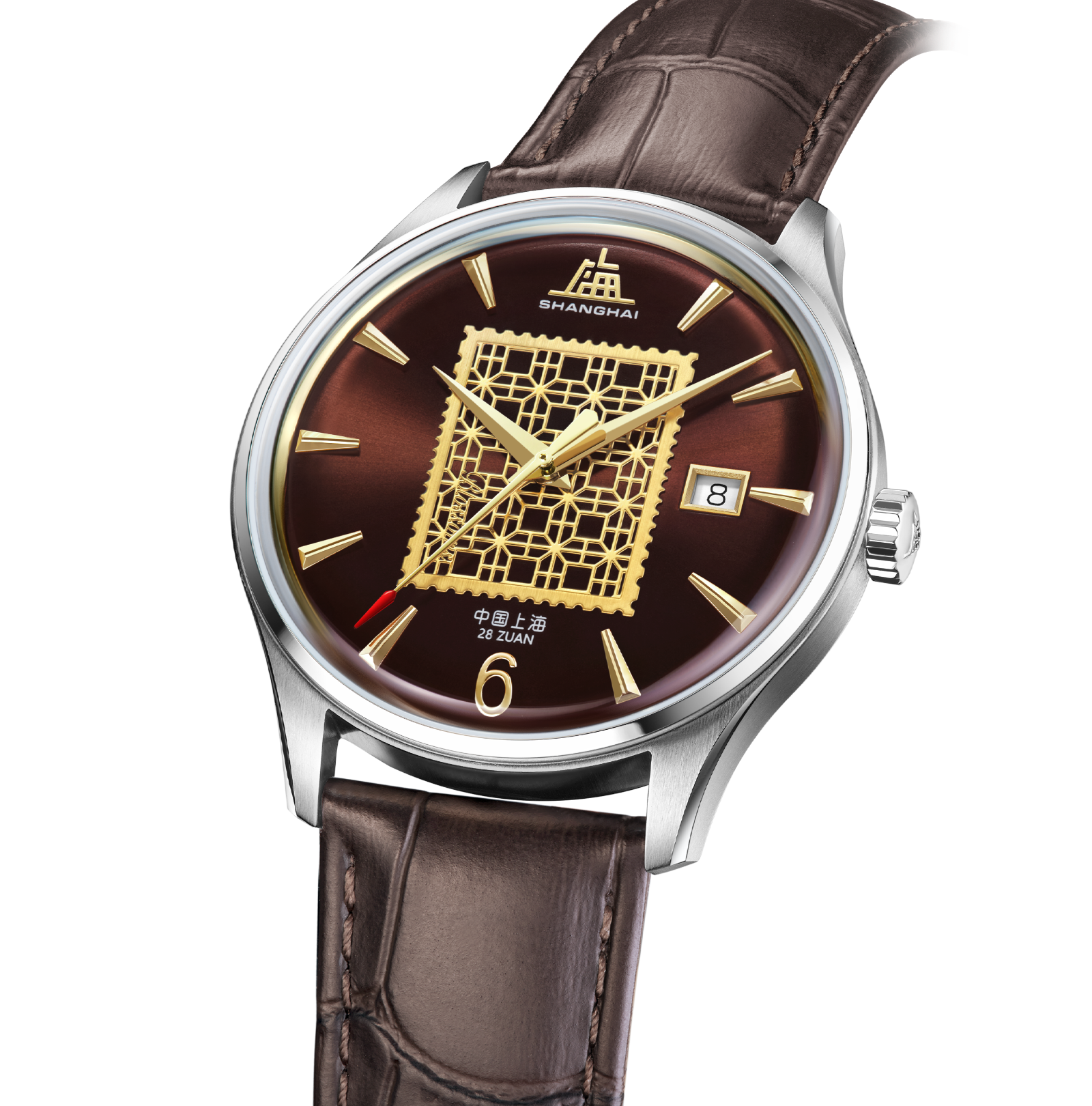 Shanghai Watch 50S Blossoms Shanghai Golden Stamp 39mm