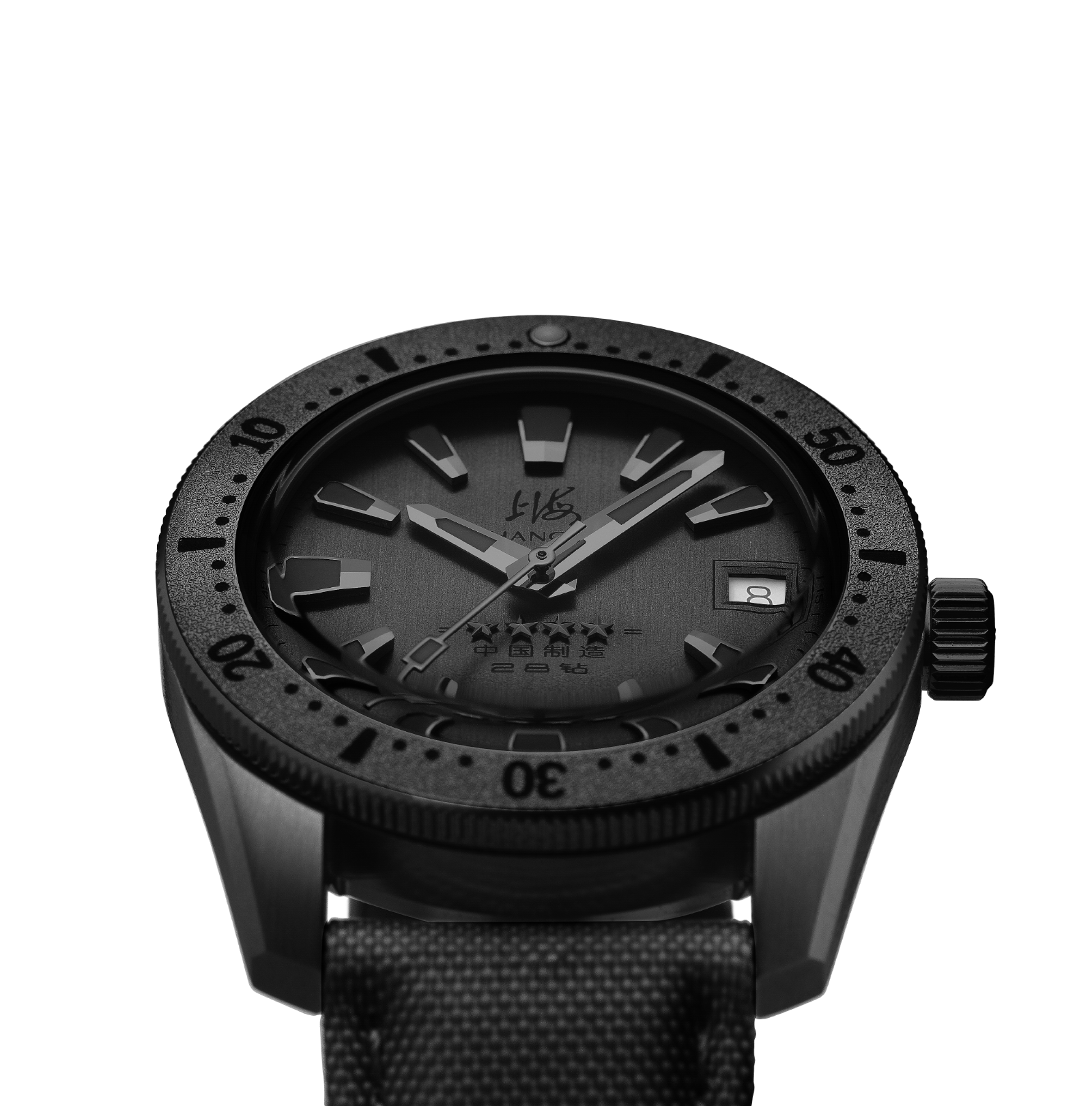 Shanghai Watch 114 Military Black 37.5mm