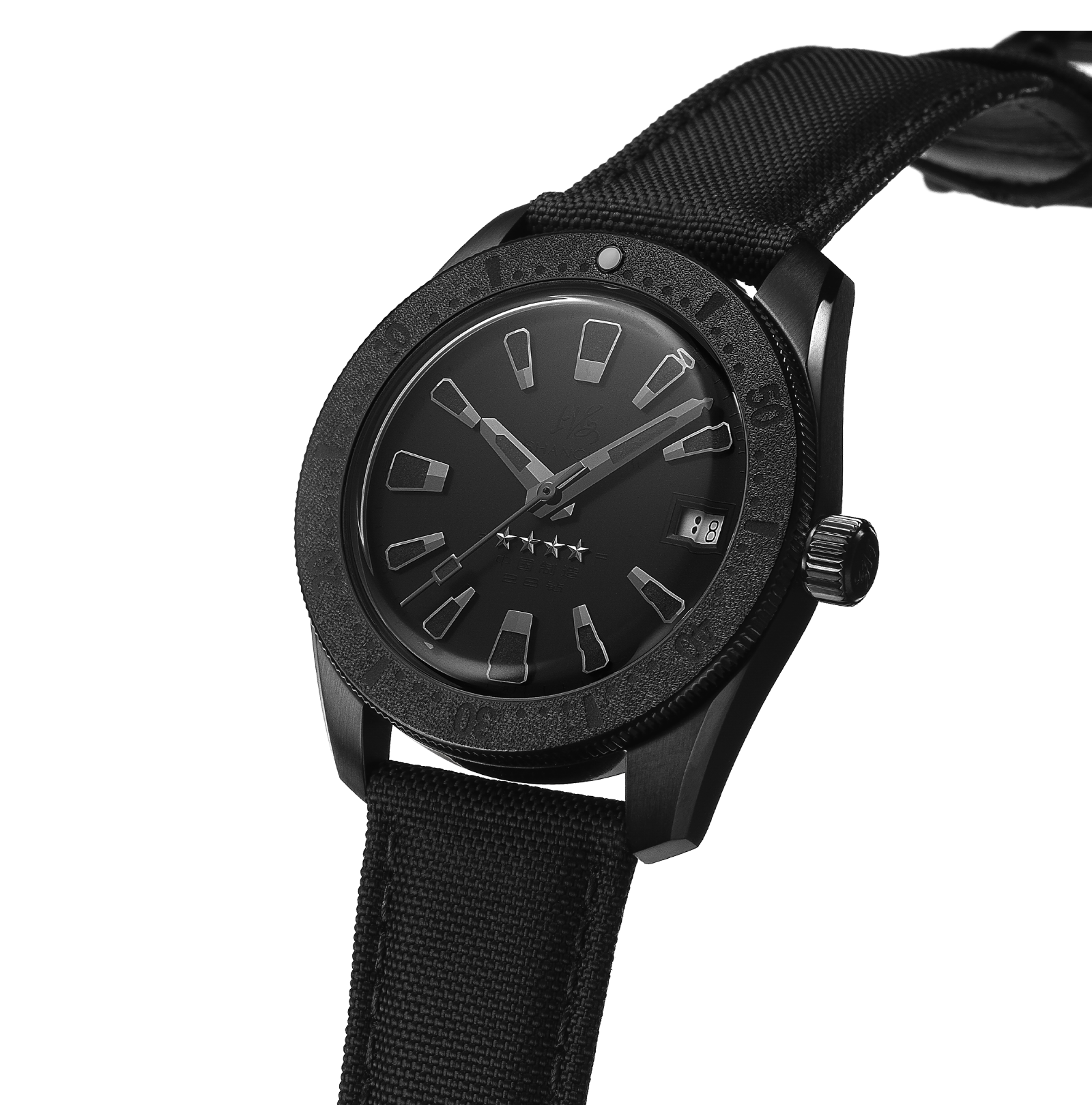 Shanghai Watch 114 Military Black 37.5mm