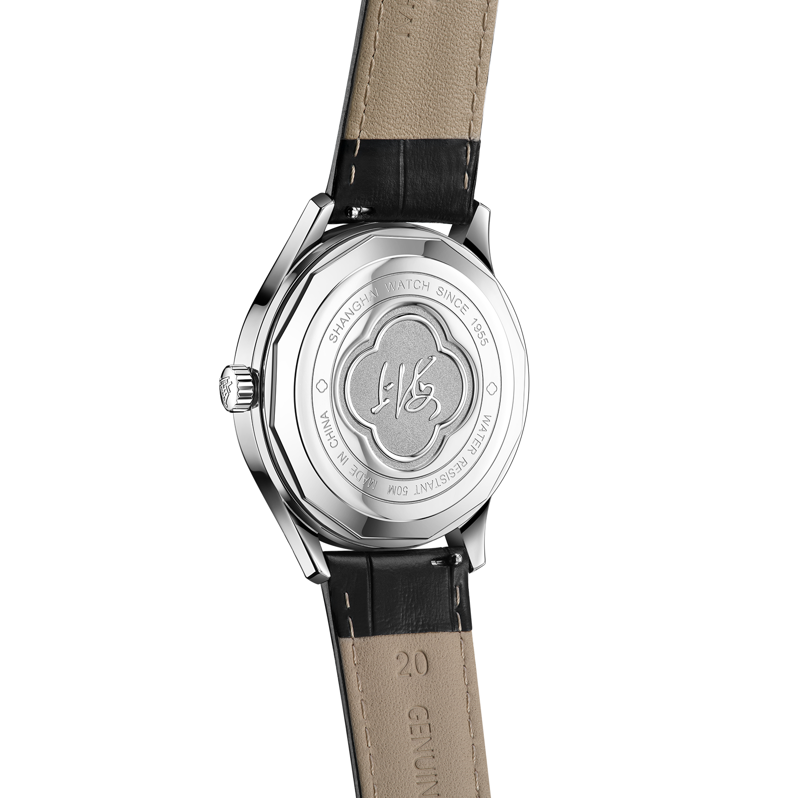 SHANGHAI Watch 50s black 3D  Dial 39mm