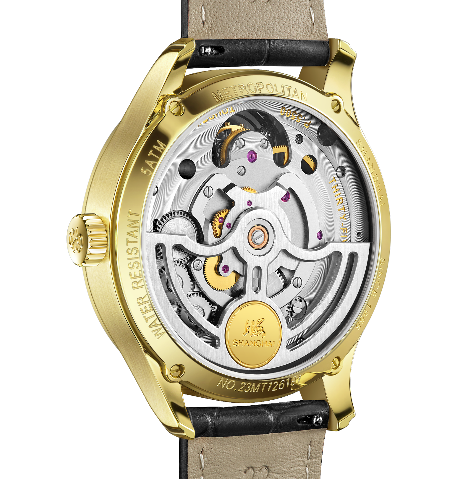 Shanghai Watch Unstoppable | Tourbillon | Green  Sunburst Dial 44mm