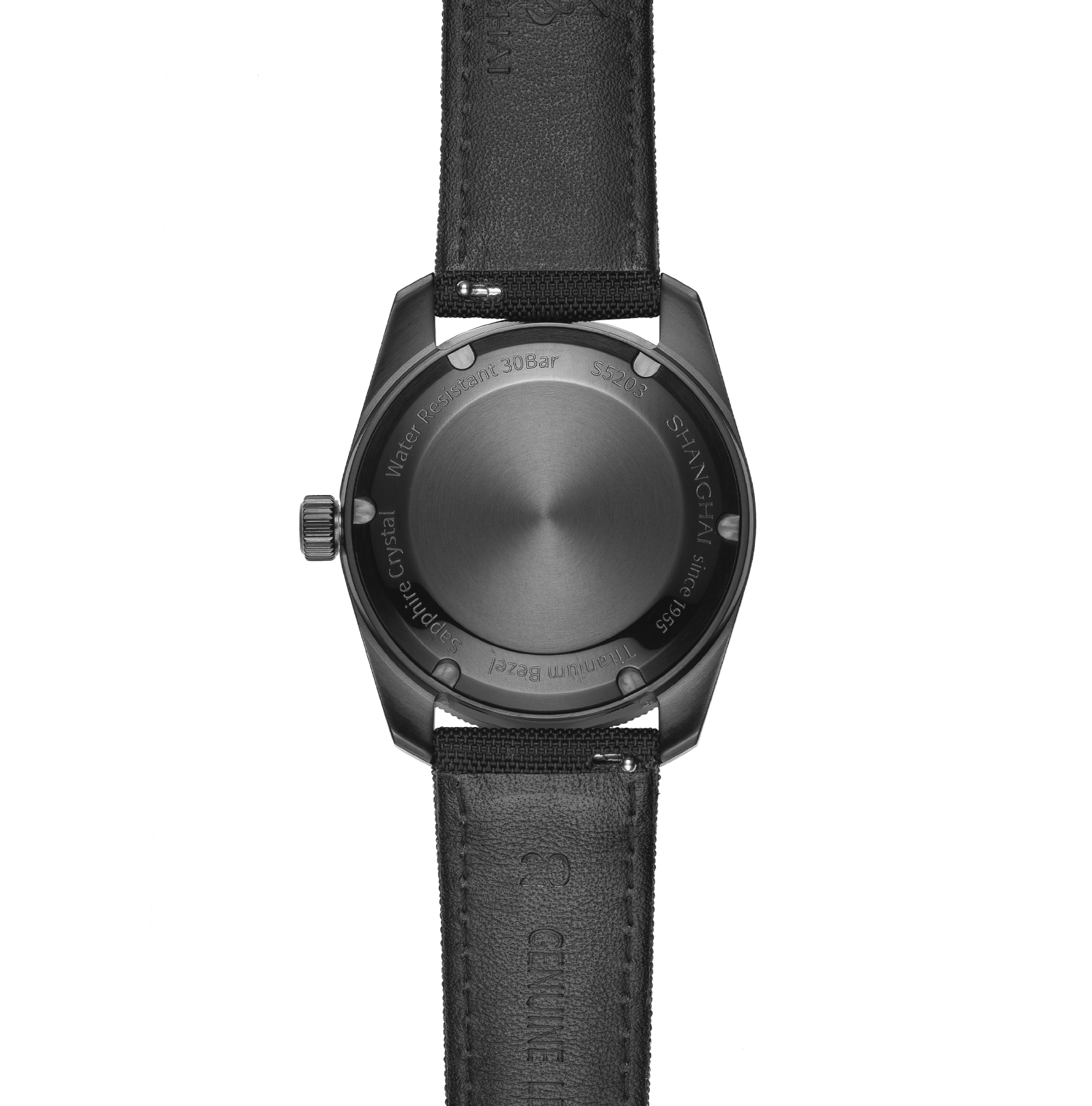Shanghai Watch 114 Military Black 37.5mm