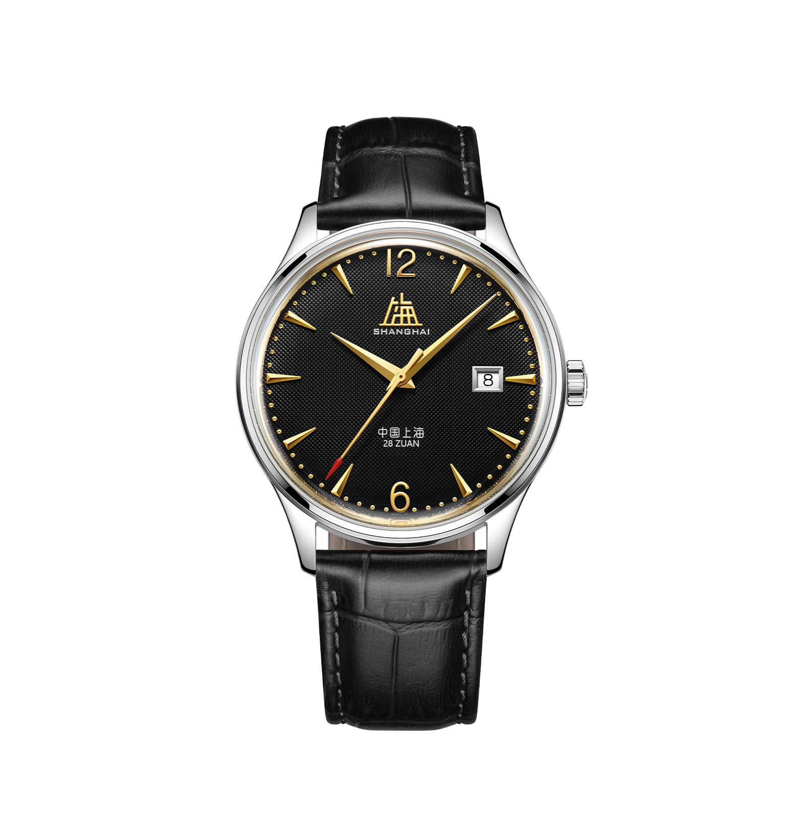 SHANGHAI Watch 50s black 3D  Dial 39mm