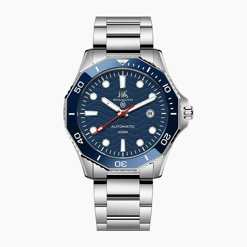 Shanghai Watch Classsic Dodecagonal Blue Wave 44mm