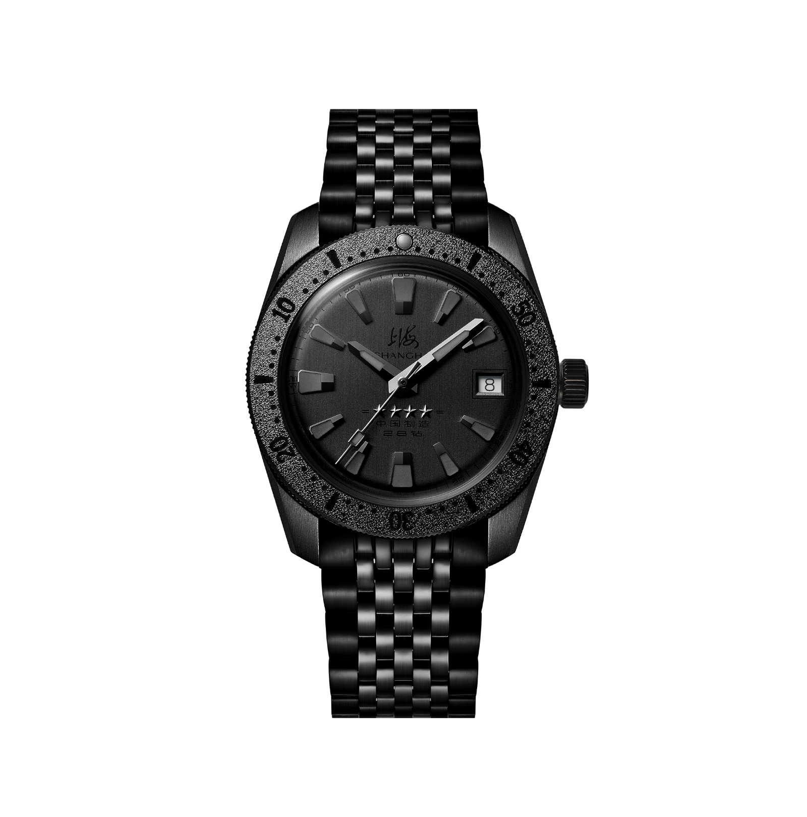 Shanghai Watch 114 Military Black 37.5mm