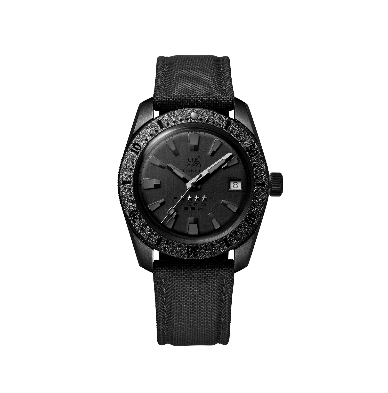 Shanghai Watch 114 Military Black 37.5mm