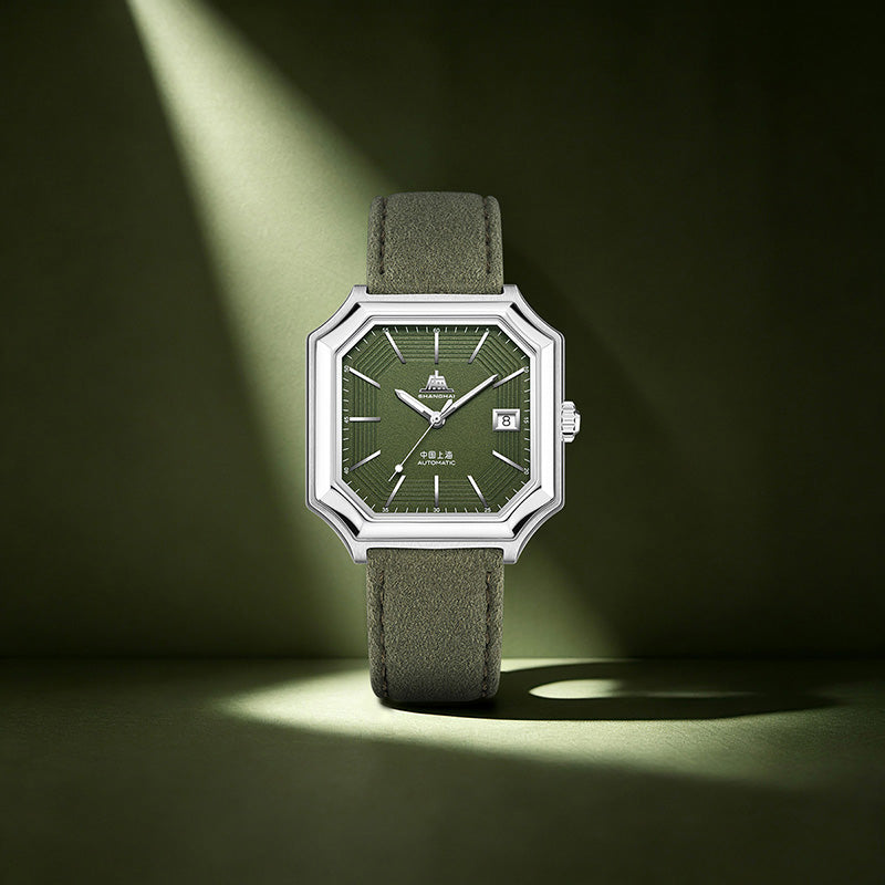 Shanghai Watch FANGYU Green Matte Spark