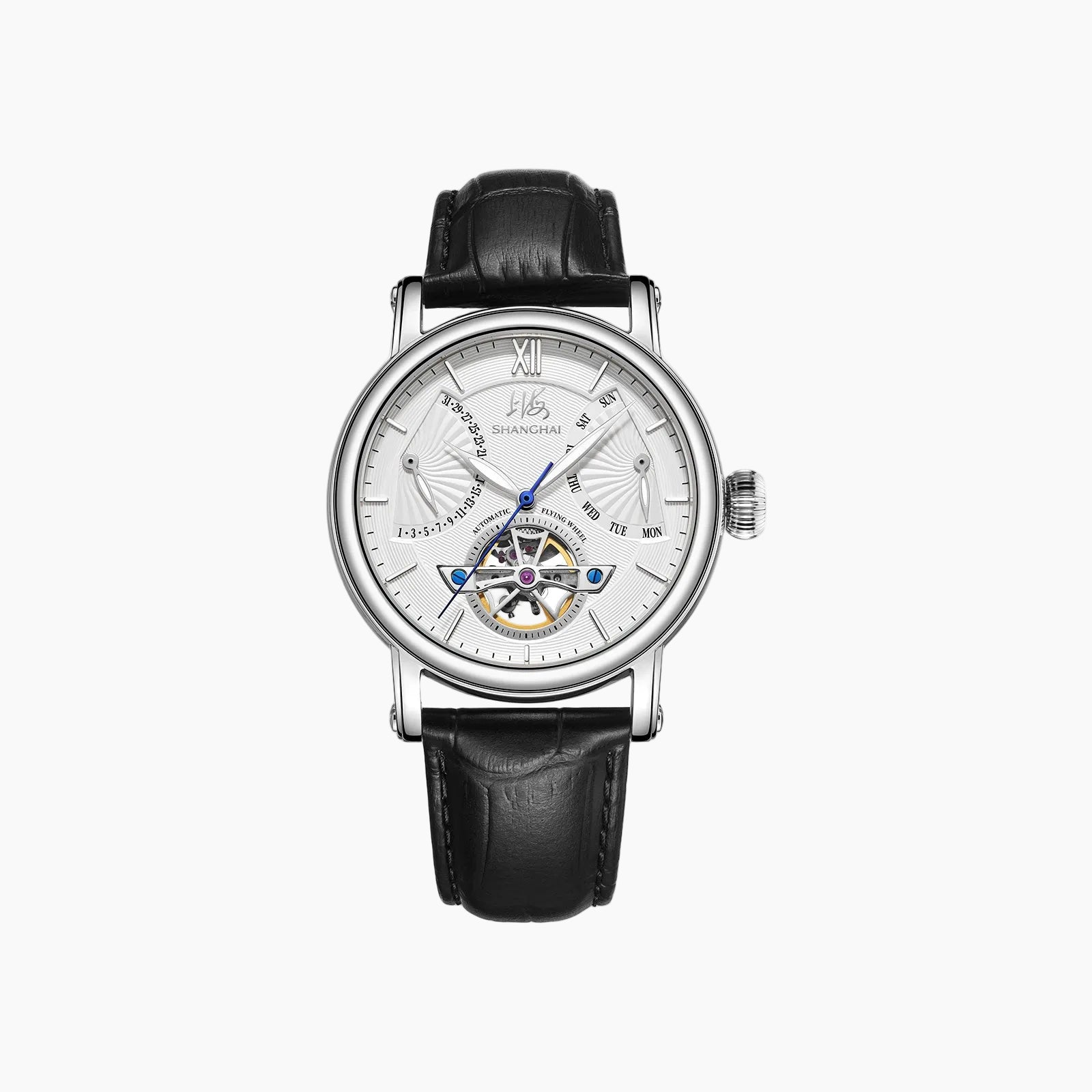 Shanghai Watch Open Balance Automatic Watch | White Hands 40mm