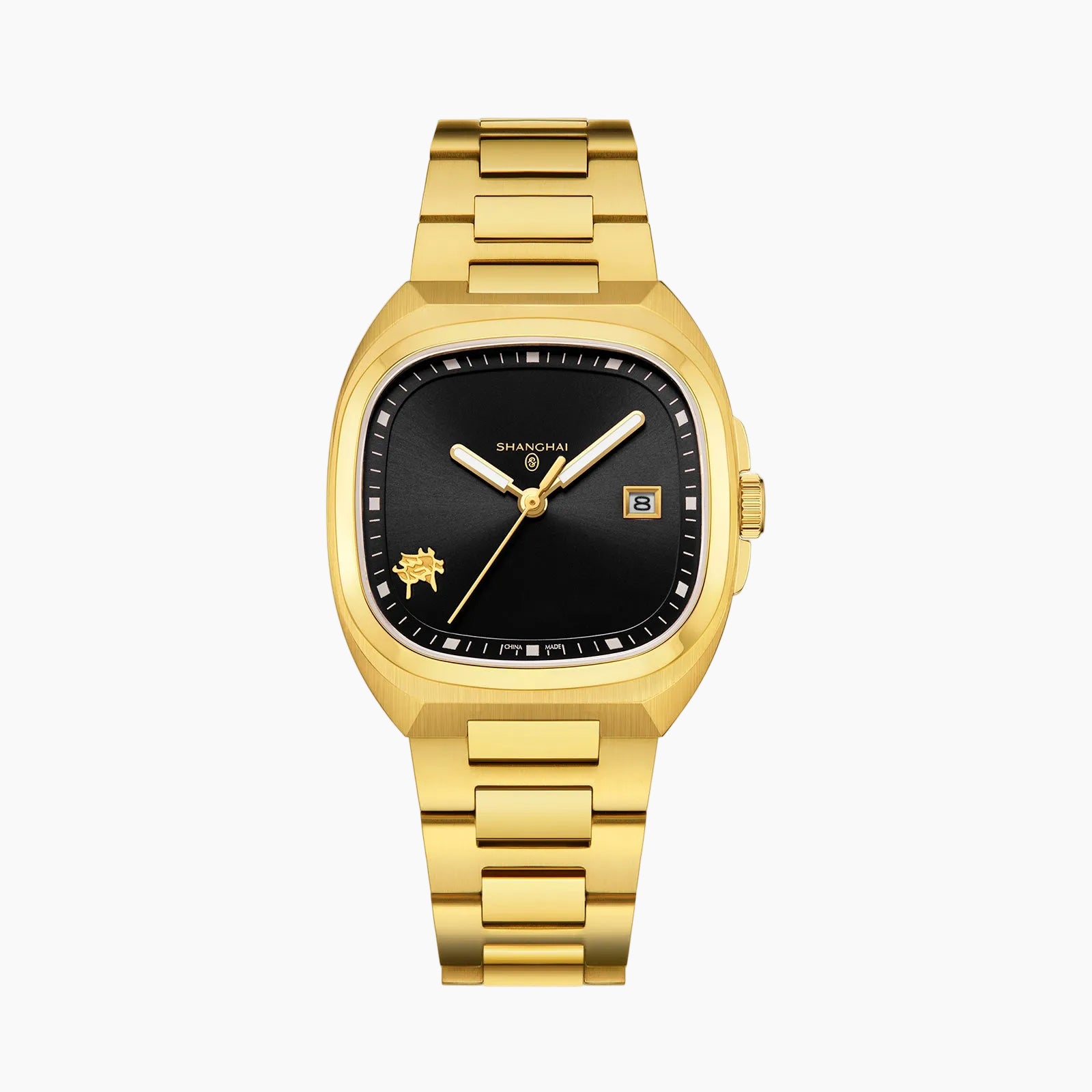Shanghai Watch Magic Cube Caishen Black Dial Automatic Watch