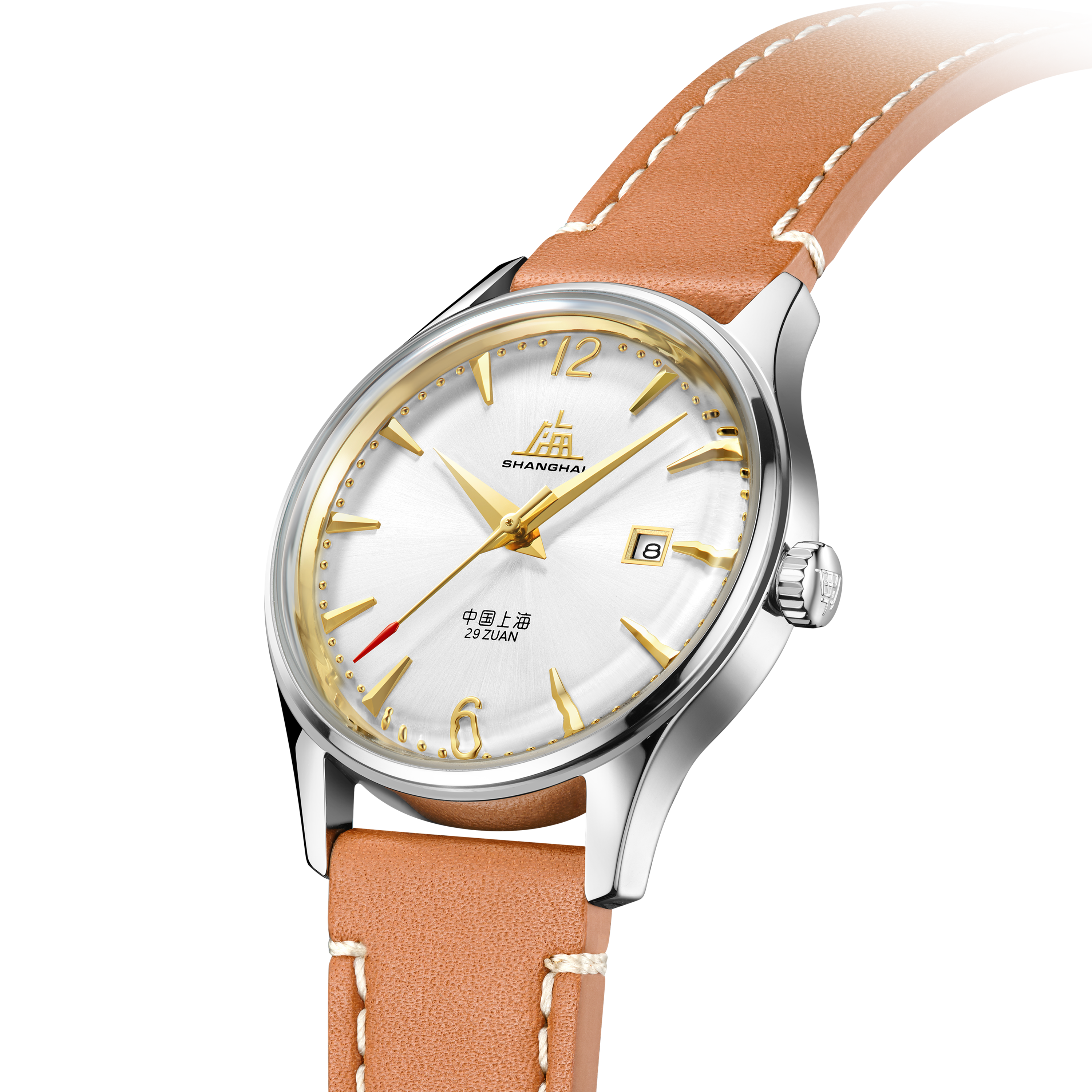 Shanghai Watch 50s Light Sunburst Dial 31mm