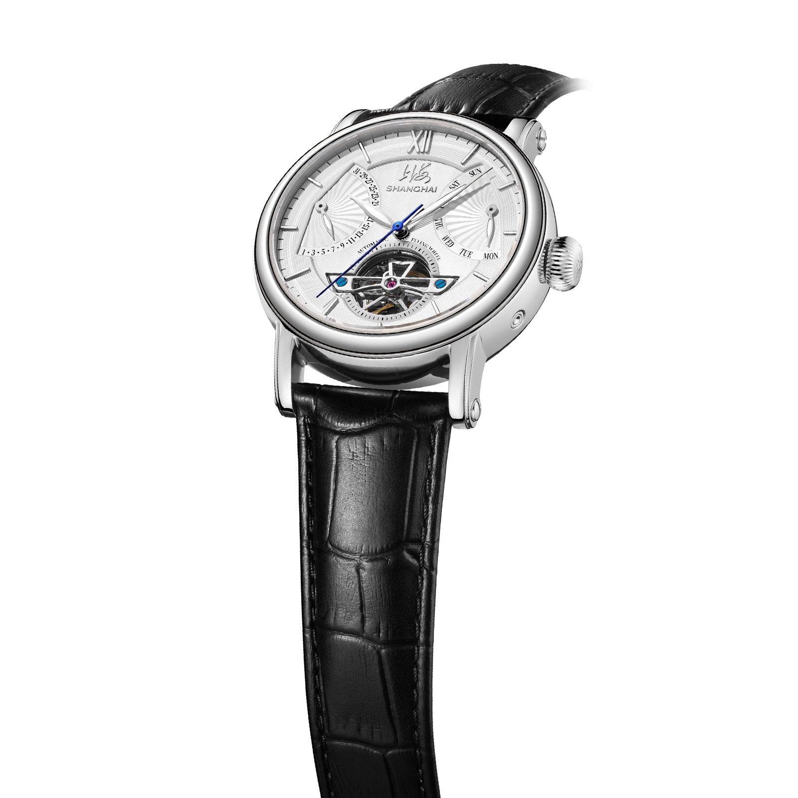 Shanghai Watch Open Balance Automatic Watch | White Hands 40mm