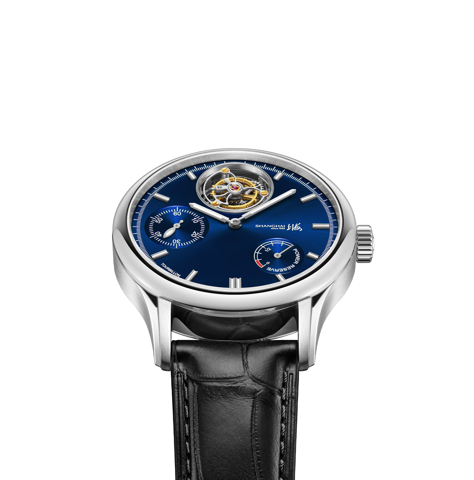 Shanghai Watch Unstoppable | Tourbillon | Brown Sunburst Dial 44mm