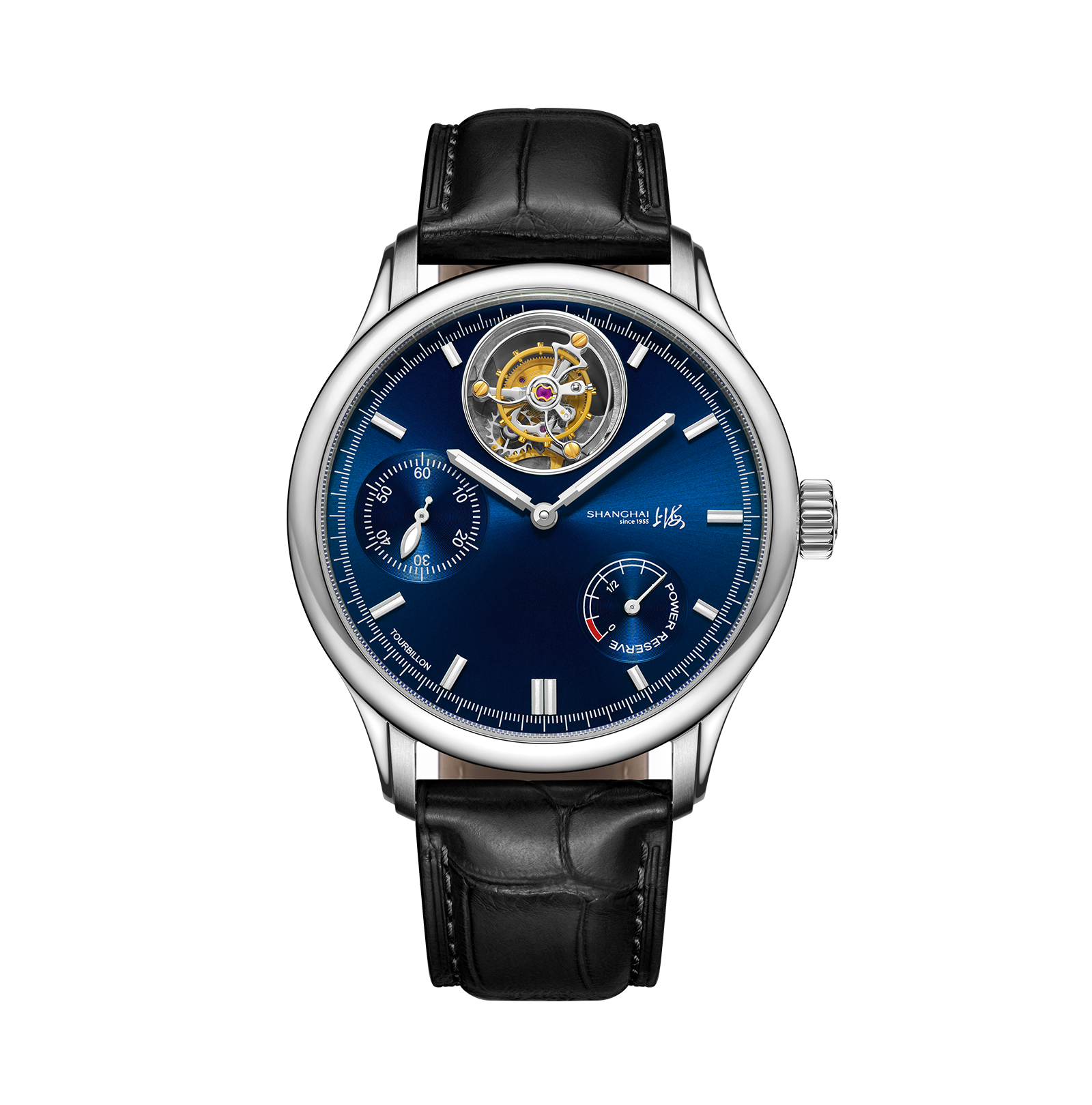 Shanghai Watch Unstoppable | Tourbillon | Brown Sunburst Dial 44mm