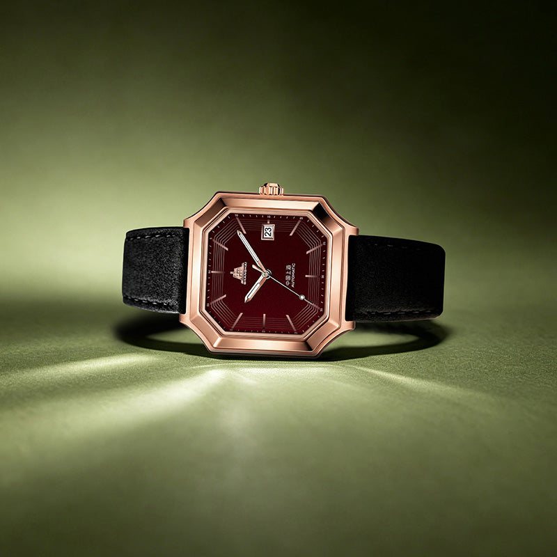 Shanghai Watch FANGYU Burgundy Matte Spark
