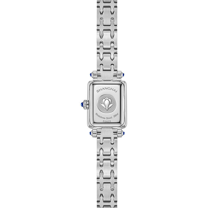 Shanghai Watch Magnolia Cube Silver Quartz