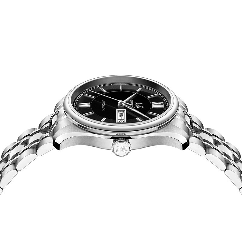 Shanghai Watch Business Classic 316L Steel Black Dial 40mm