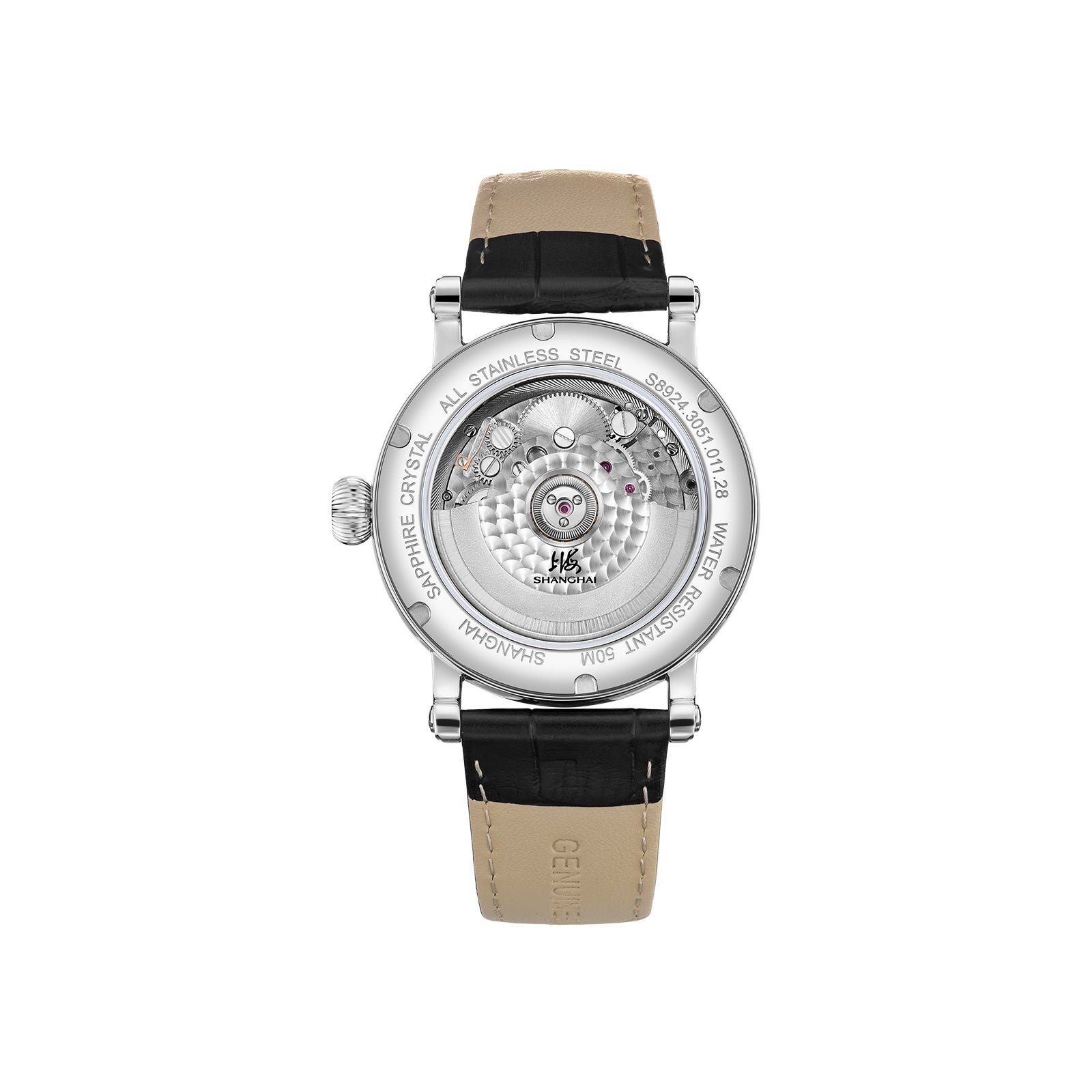 Shanghai Watch Open Balance Automatic Watch | Blue Hands 40mm