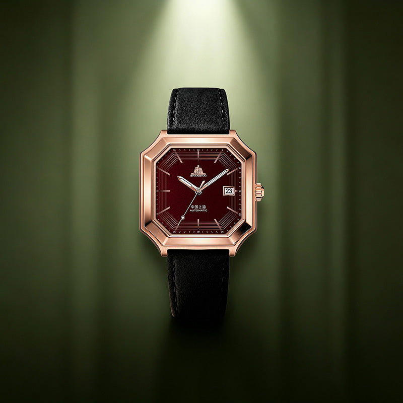 Shanghai Watch FANGYU Burgundy Matte Spark