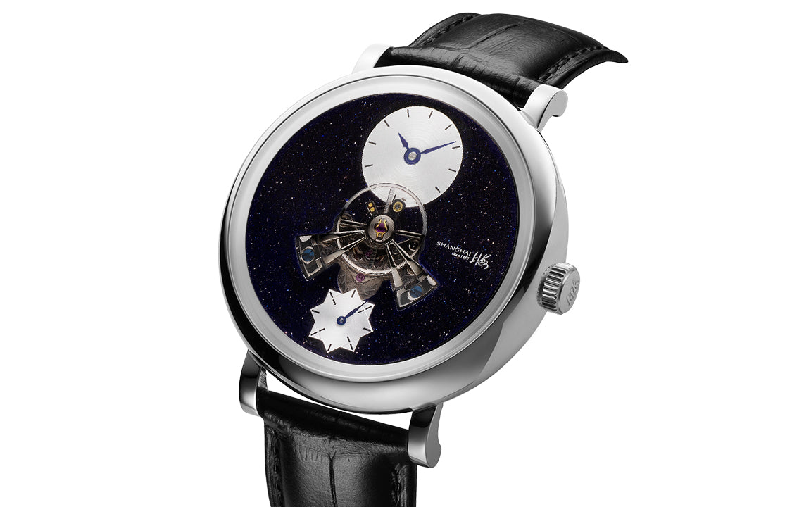 Shanghai Watch Sky Dome Blue Sunstone Dial 43mm