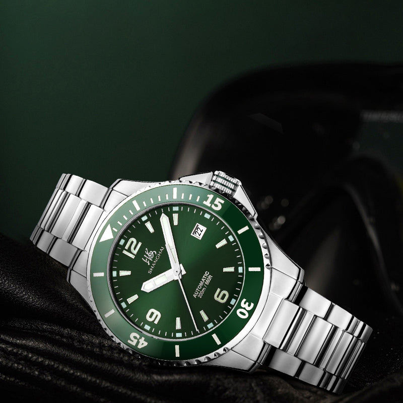 Shanghai Watch Memoir Diving Watch Green Dial 41mm