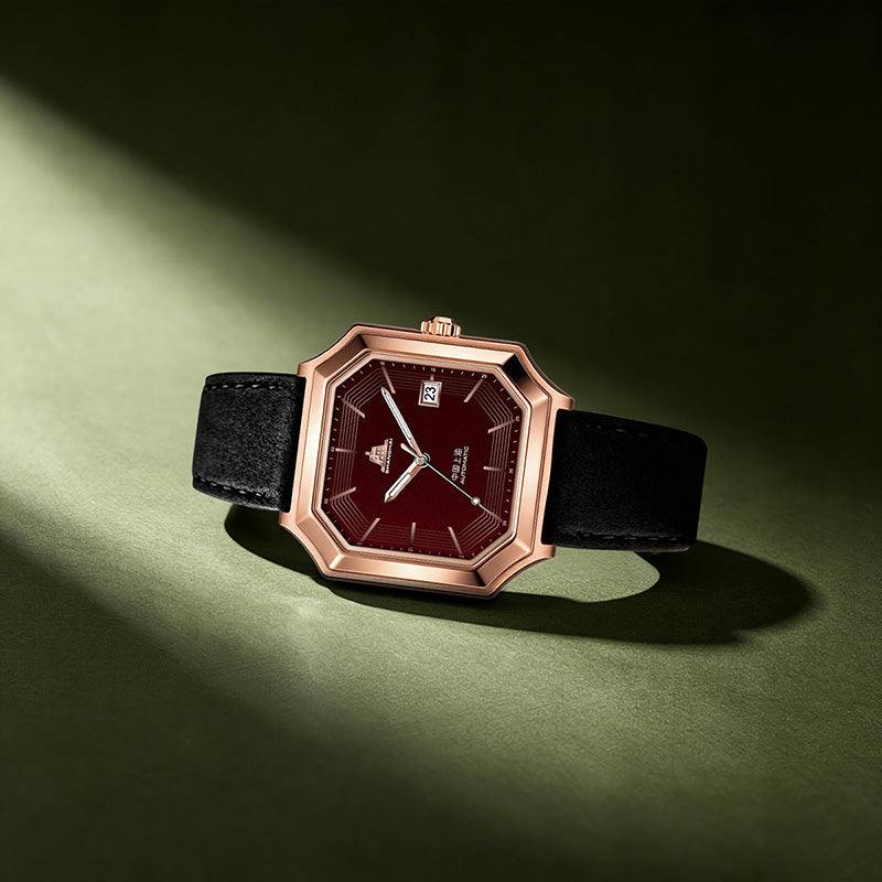 Shanghai Watch FANGYU Burgundy Matte Spark