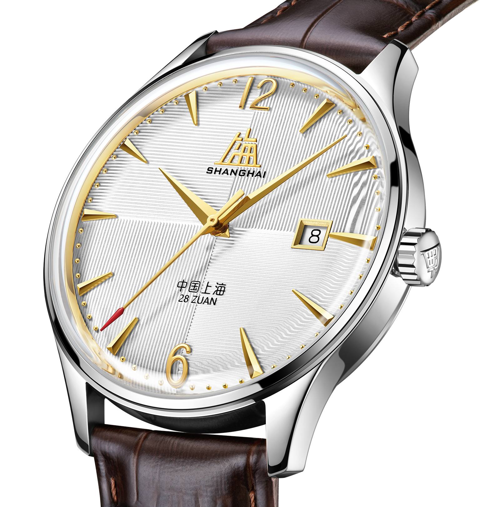 Shanghai Watch 50s Linear Textured Dial 39mm