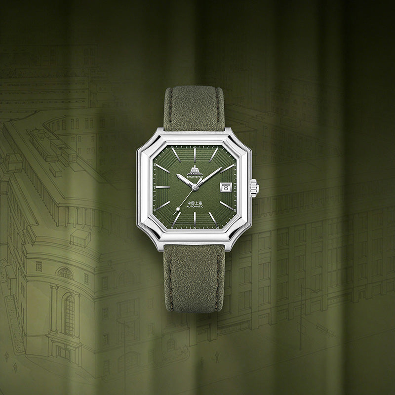Shanghai Watch FANGYU Green Matte Spark