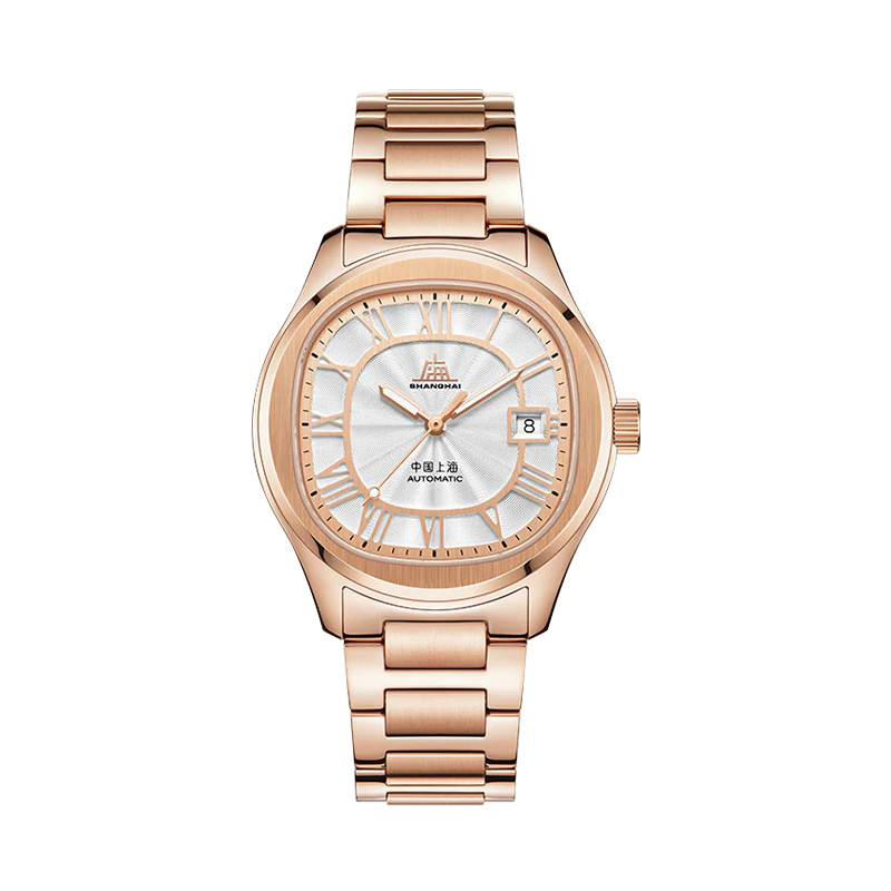 Shanghai Watch Legacy Rose Gold White Dial 40mm