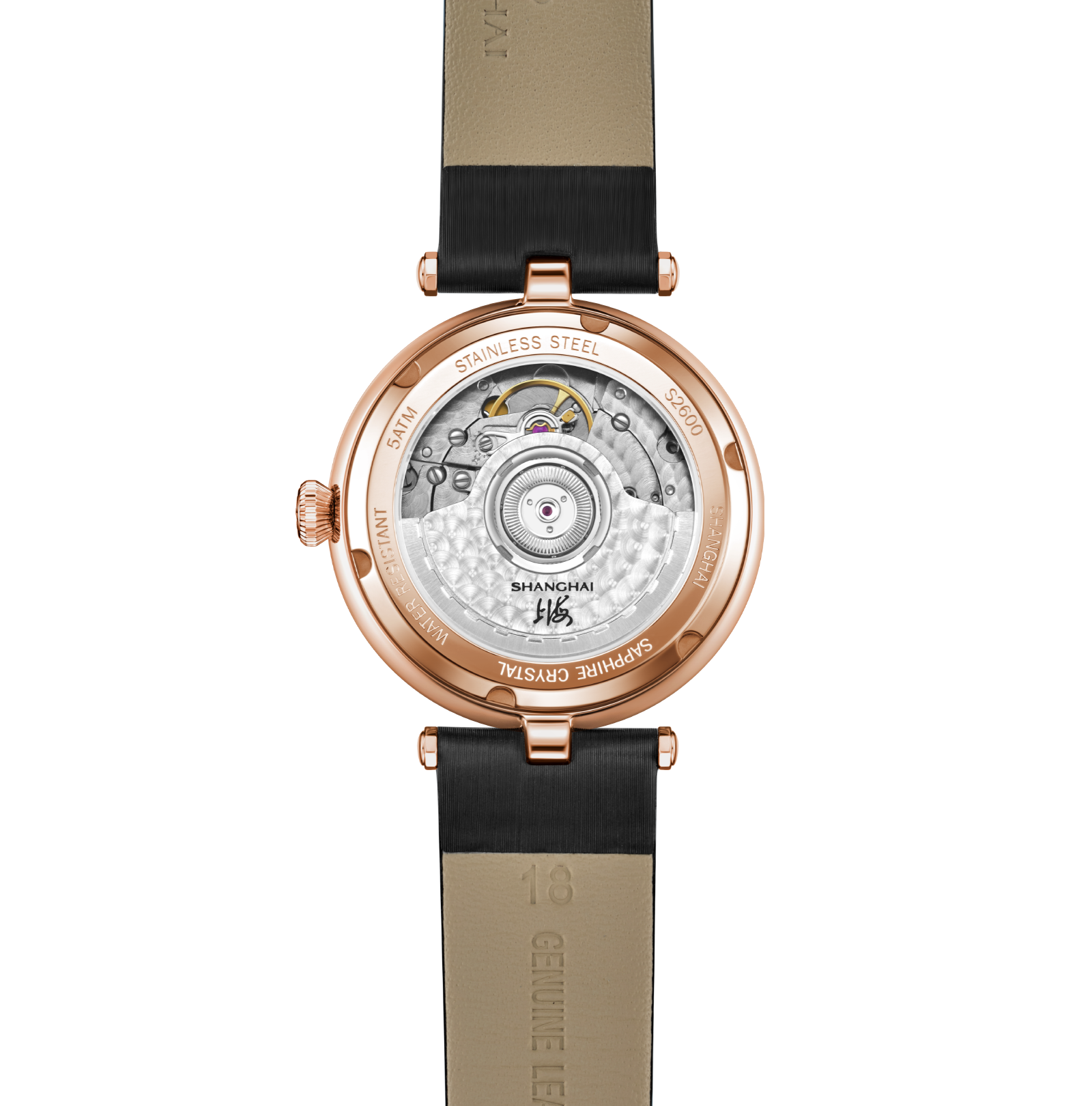 Shanghai Watch Magnolia Rose Gold Silk Dial 36mm