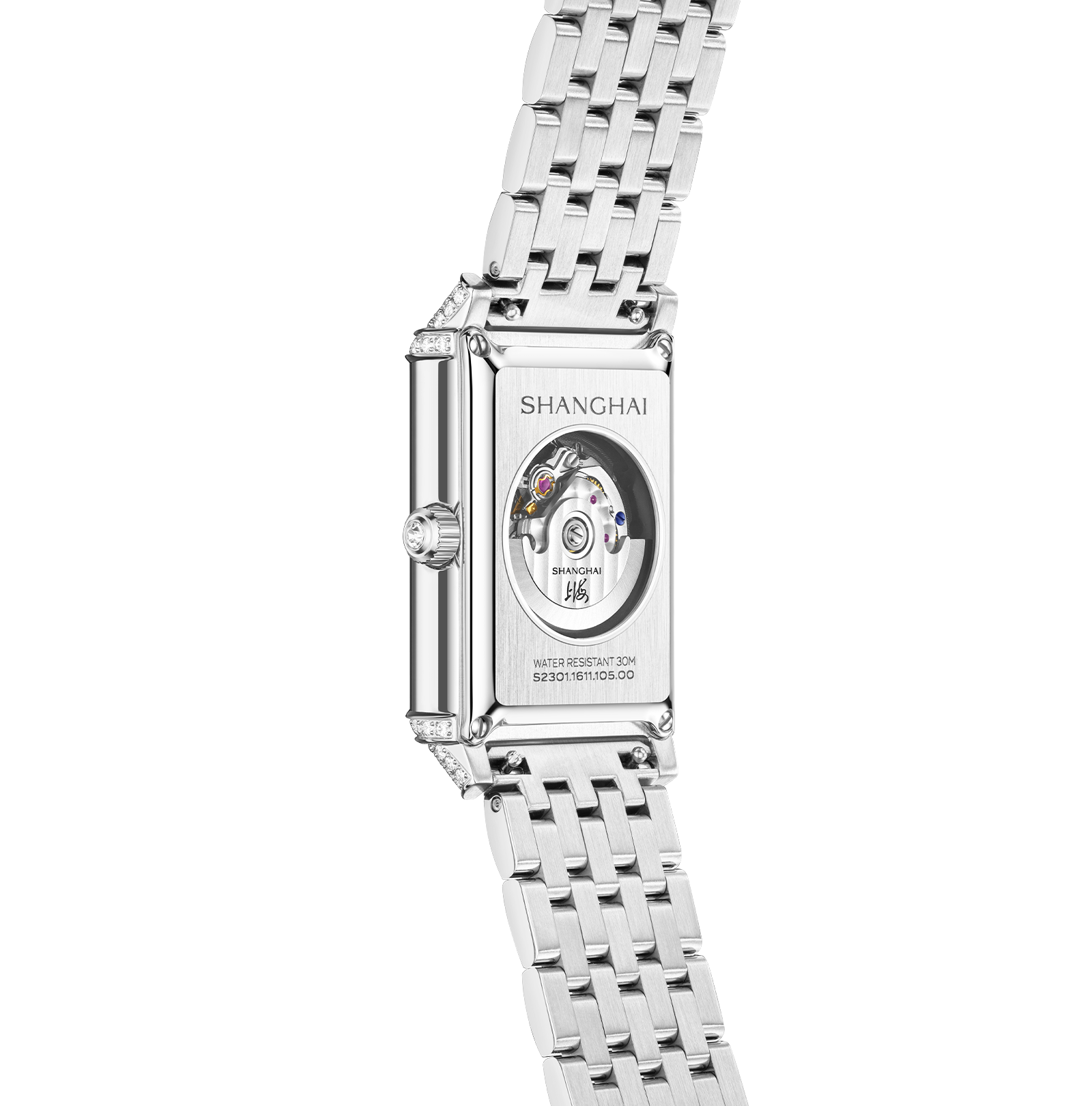Shanghai Watch Paramount Zircon Mother of Pearl Dial 41.2mm