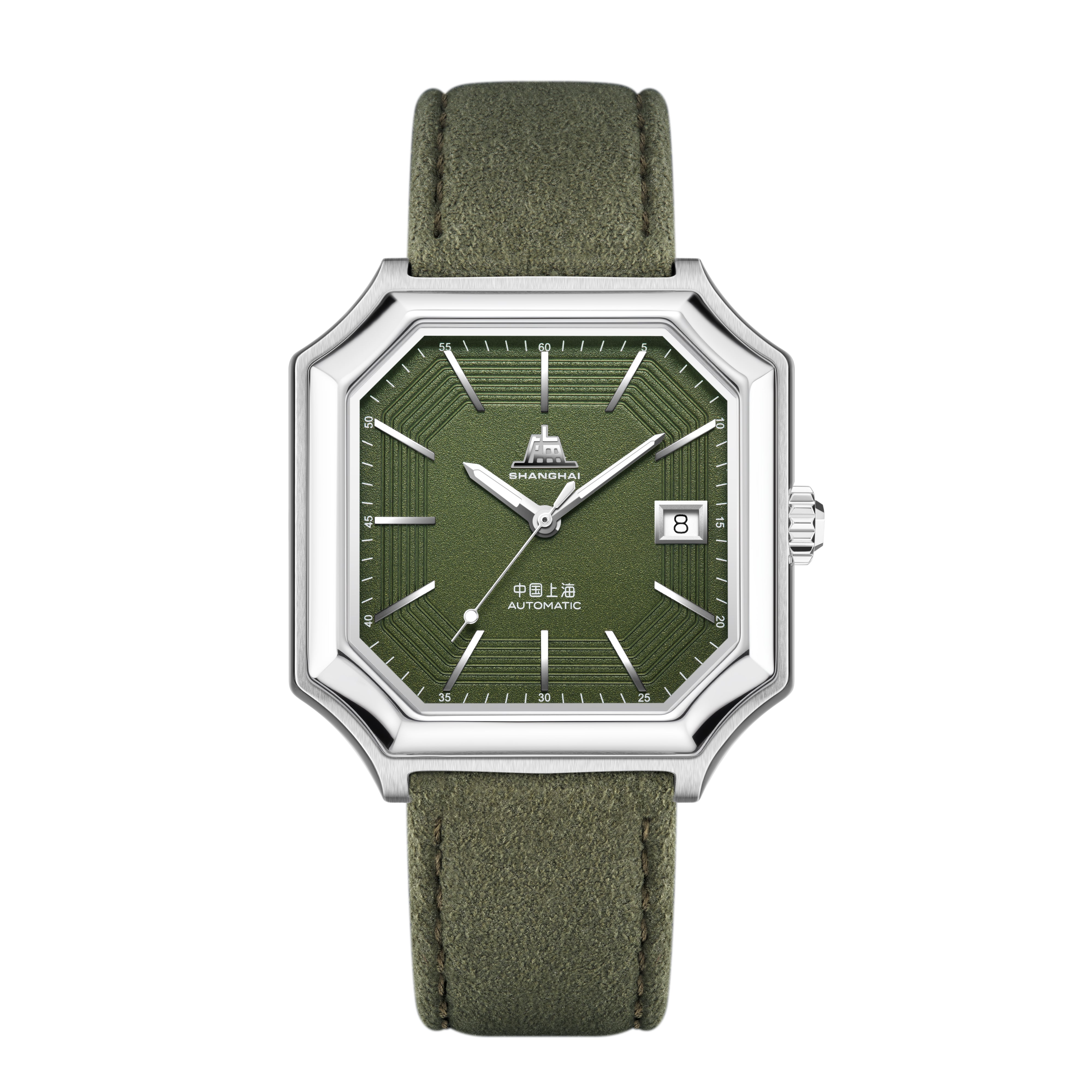 SHANGHAI Watch FANGYU Green Matte Spark
