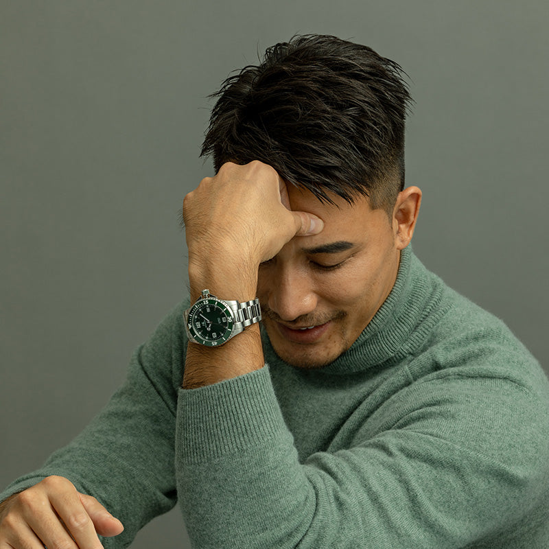 Shanghai Watch Memoir Diving Watch Green Dial 41mm