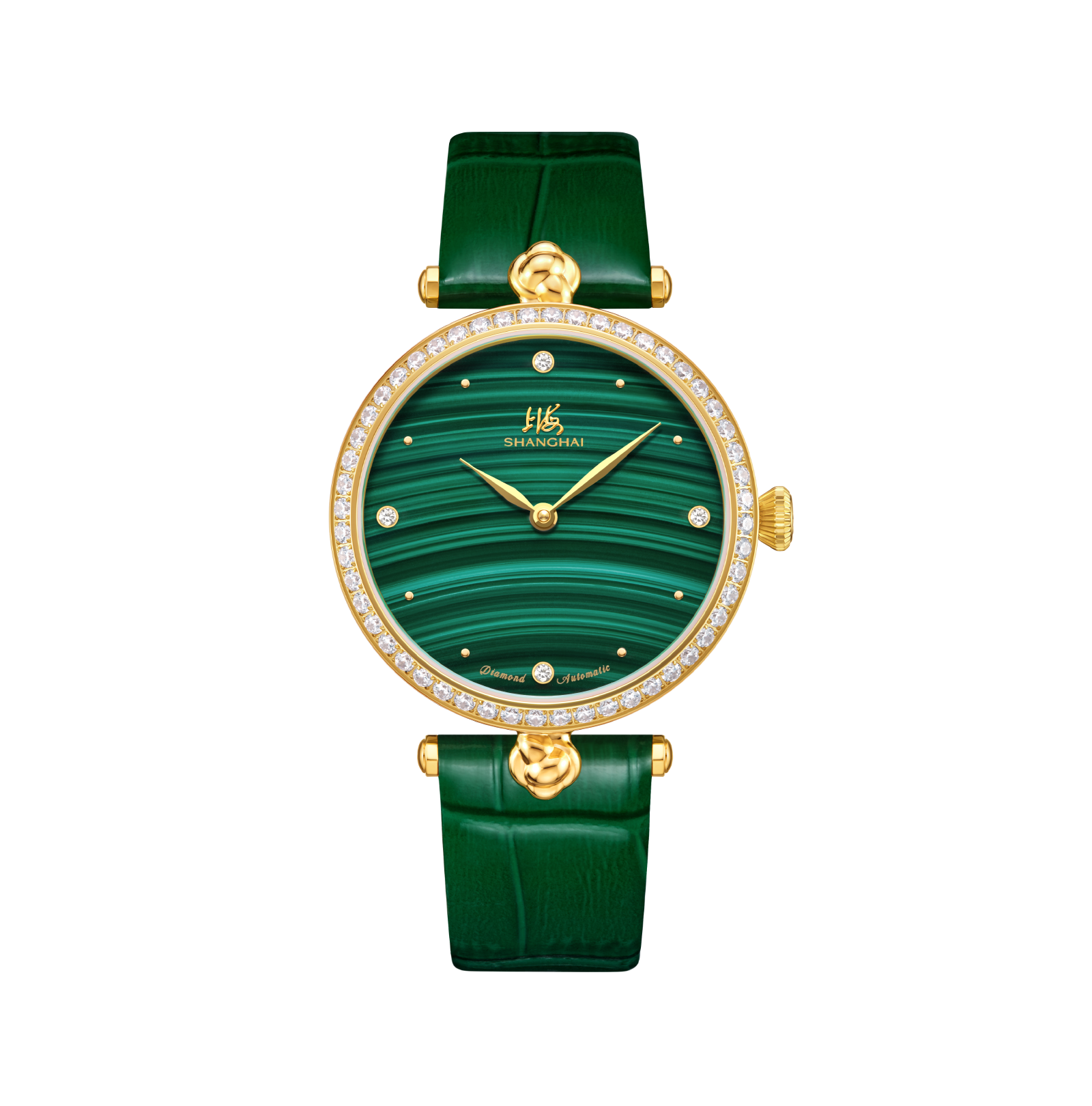 SHANGHAI Watch Cheongsam Green Malachite Automatic 36mm