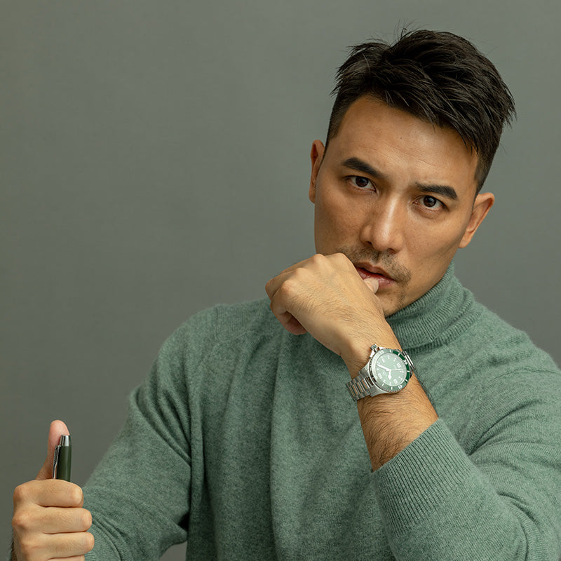 Shanghai Watch Memoir Diving Watch Green Dial 41mm