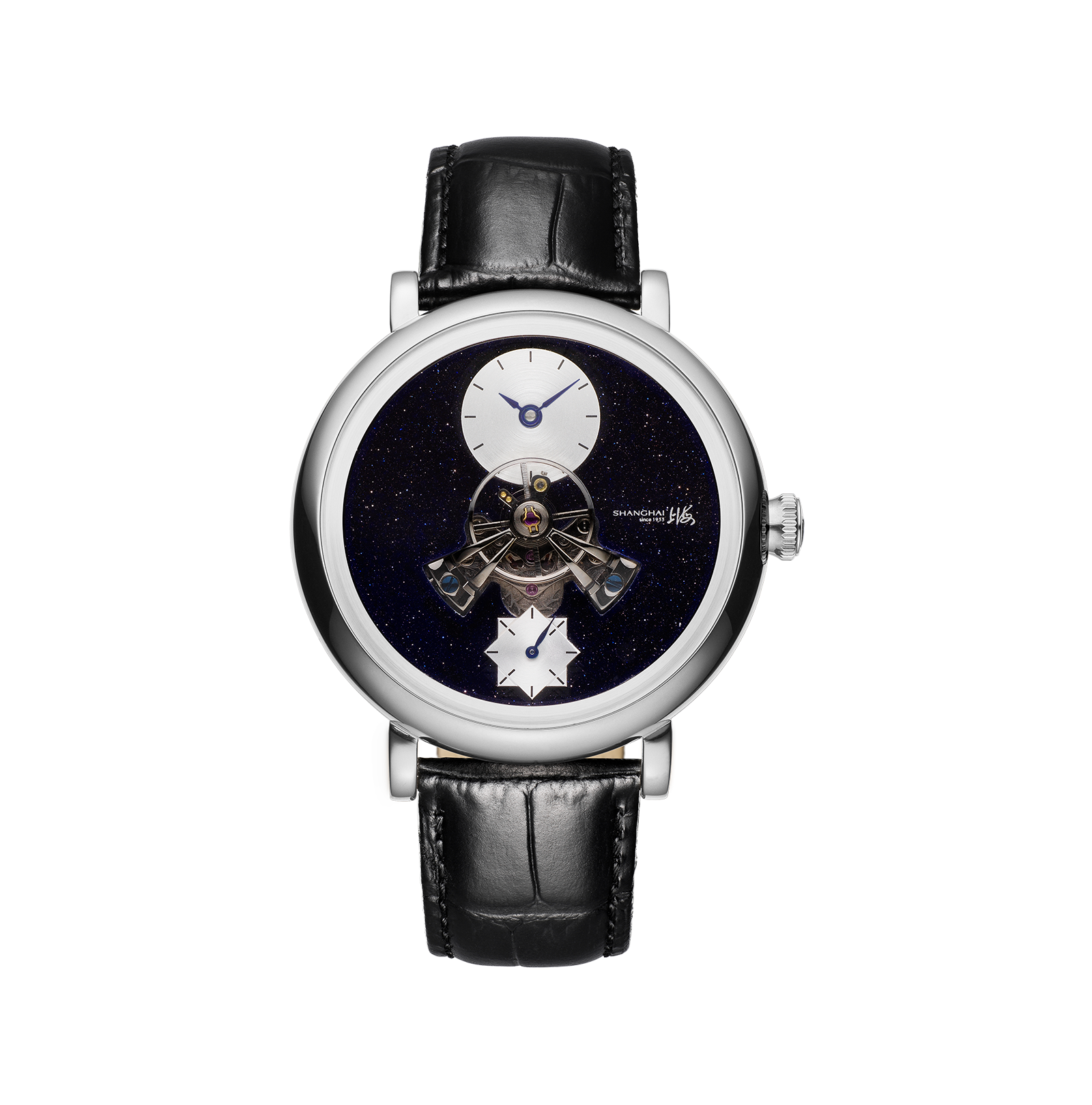 Shanghai Watch Sky Dome Blue Sunstone Dial 43mm