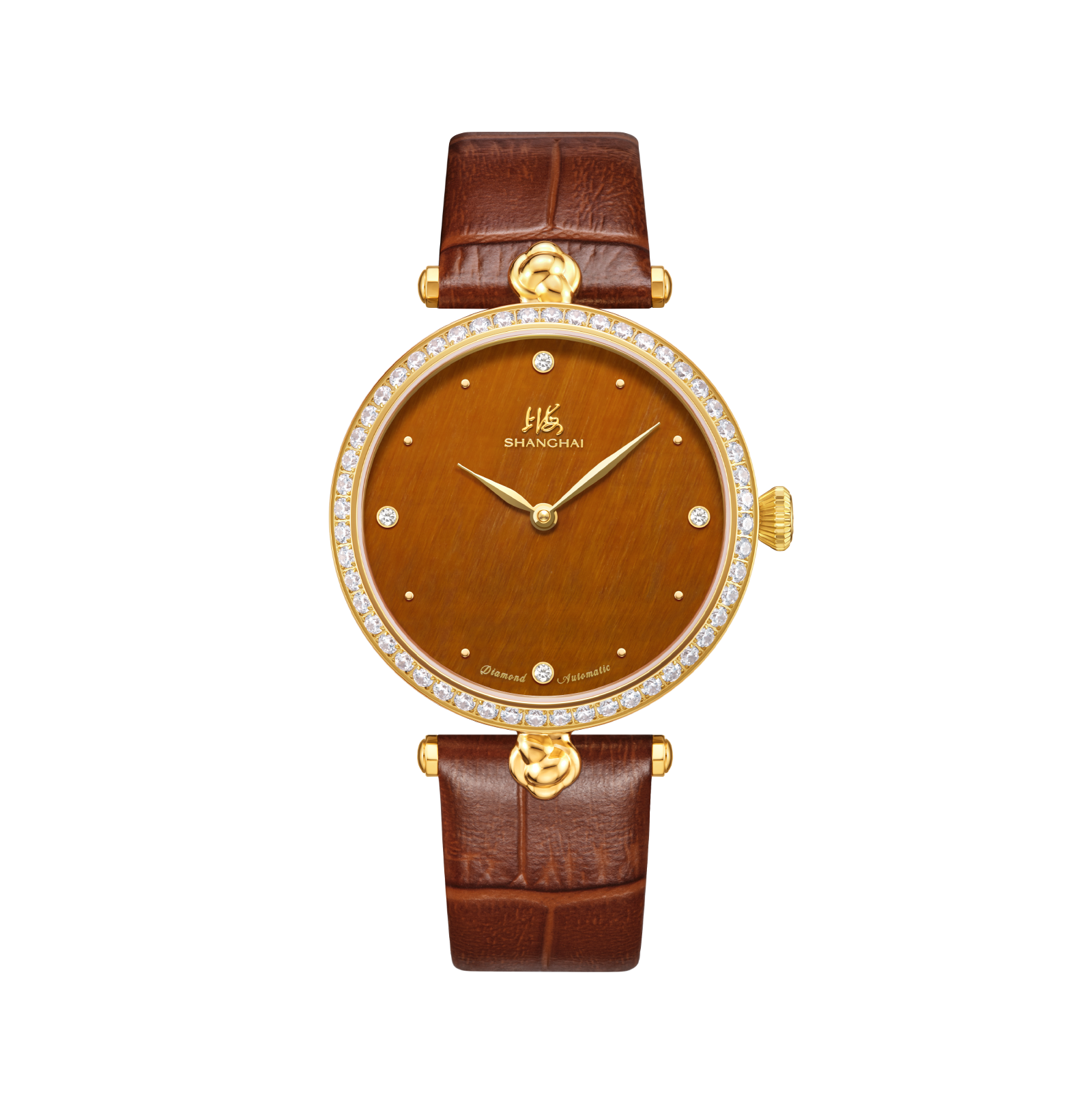 Shanghai Watch Cheongsam Yellow-Brown Tiger’s Eye Automatic 36mm