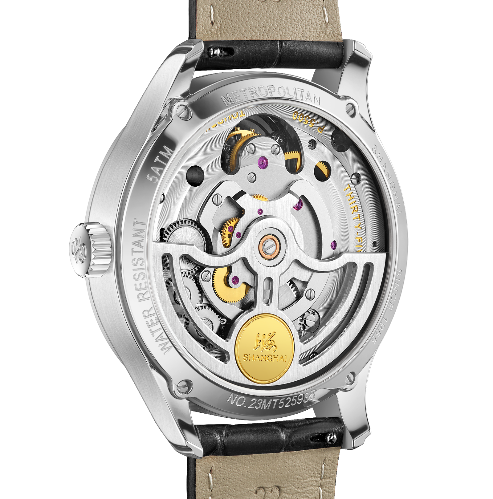 Shanghai Watch Unstoppable | Tourbillon | Brown Sunburst Dial 44mm