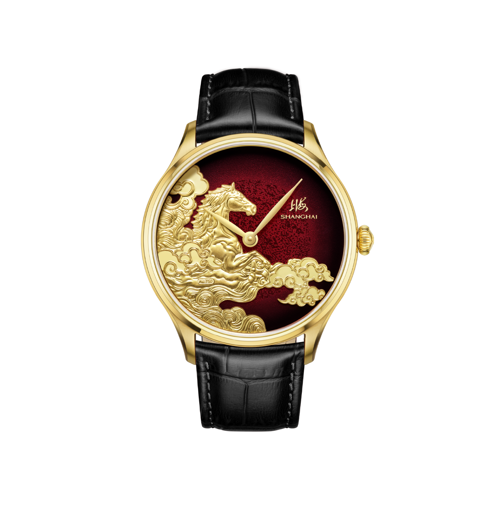 Shanghai Watch Golden Zodiac · Steed | Scarlet Smoked Dial 40mm