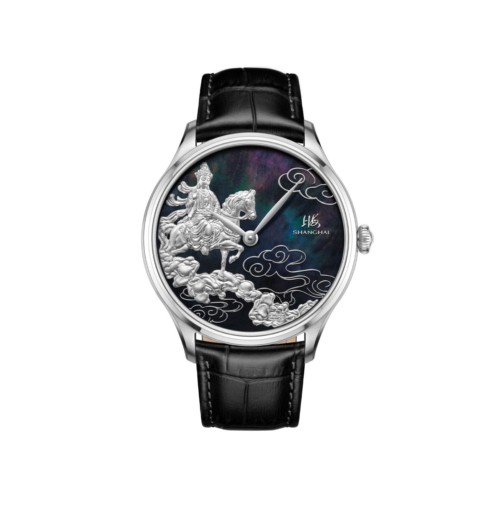 Shanghai Watch Golden Zodiac · Cloud-Rider | Black Mother-of-Pearl Dial 40mm