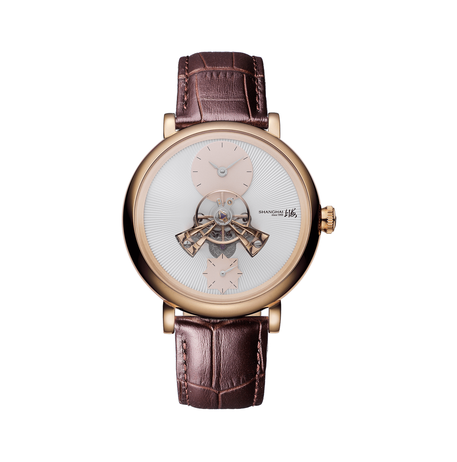 Shanghai Watch Sky Dome White Dial Rose Gold 43mm