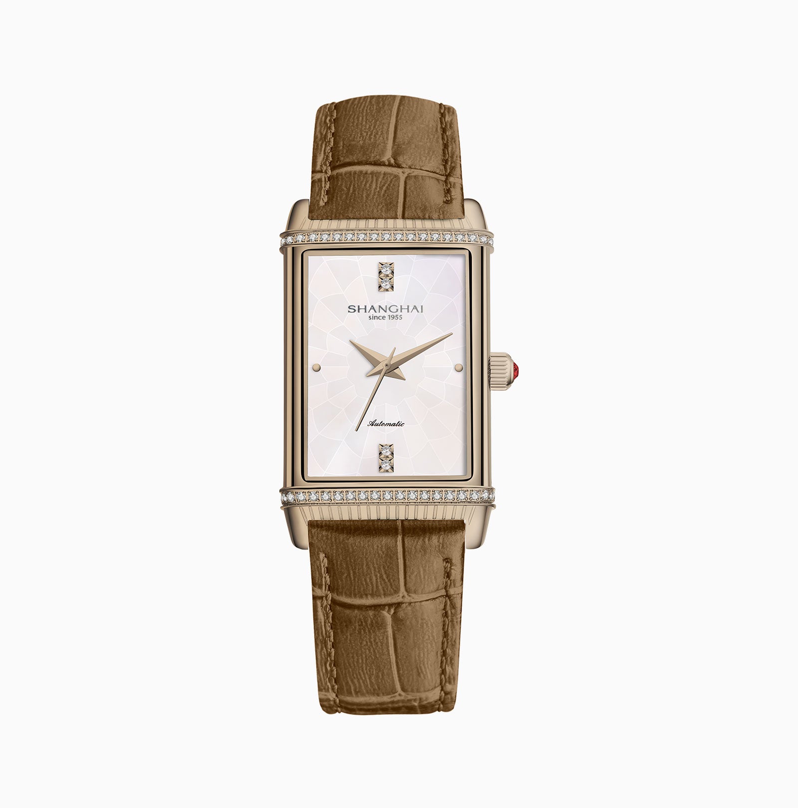 Paramount Mother of Pearl Dial with Camel Strap 41.2mm