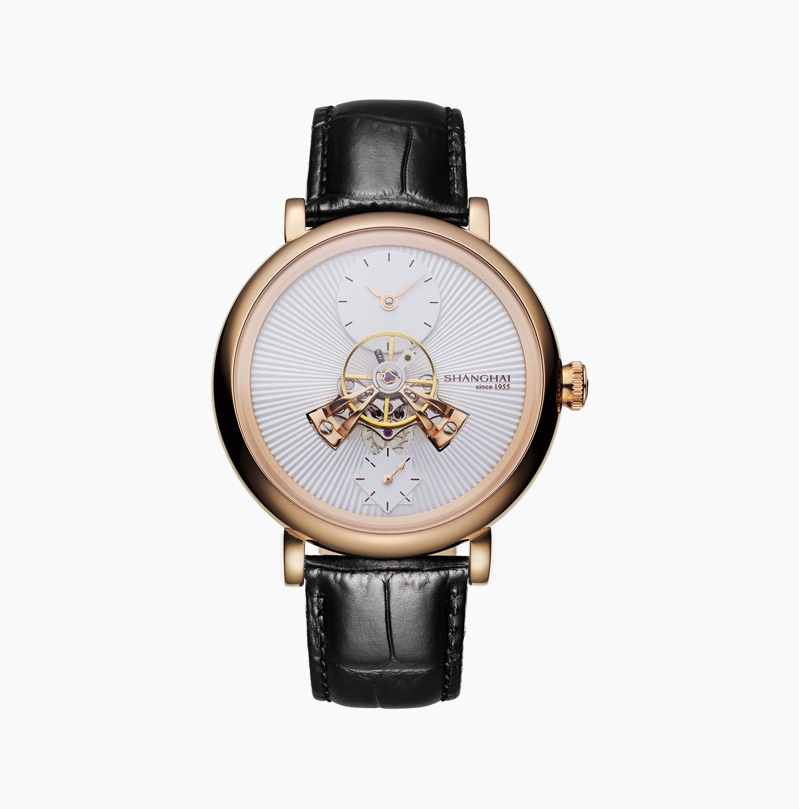 Shanghai Watch Sky Dome White Multi-Layer Dial Rose Gold 43mm